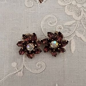 Vintage clip on earrings